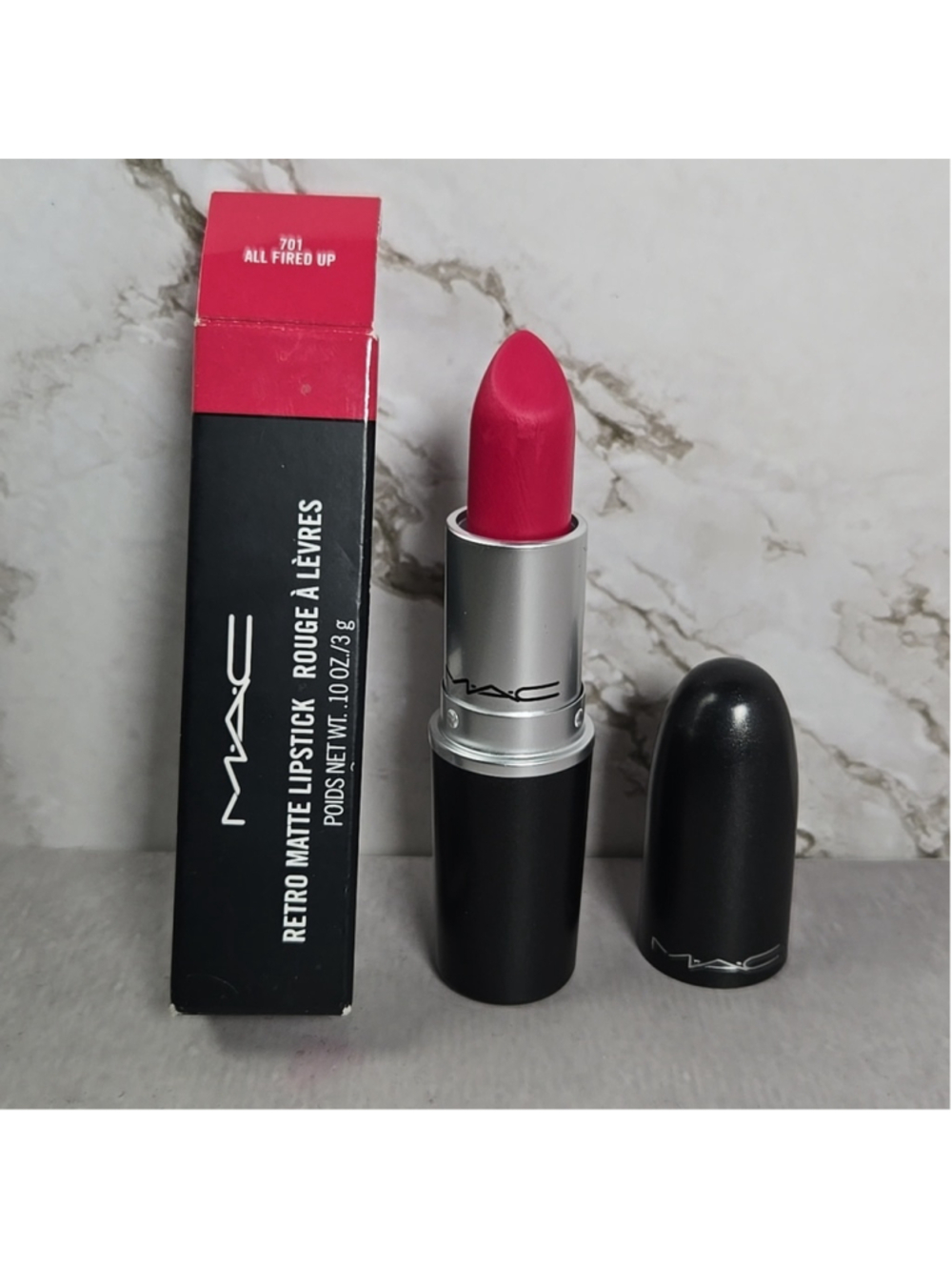 MAC Cosmetics Retro Matte Lipstick in the Shade of ALL FIRED UP